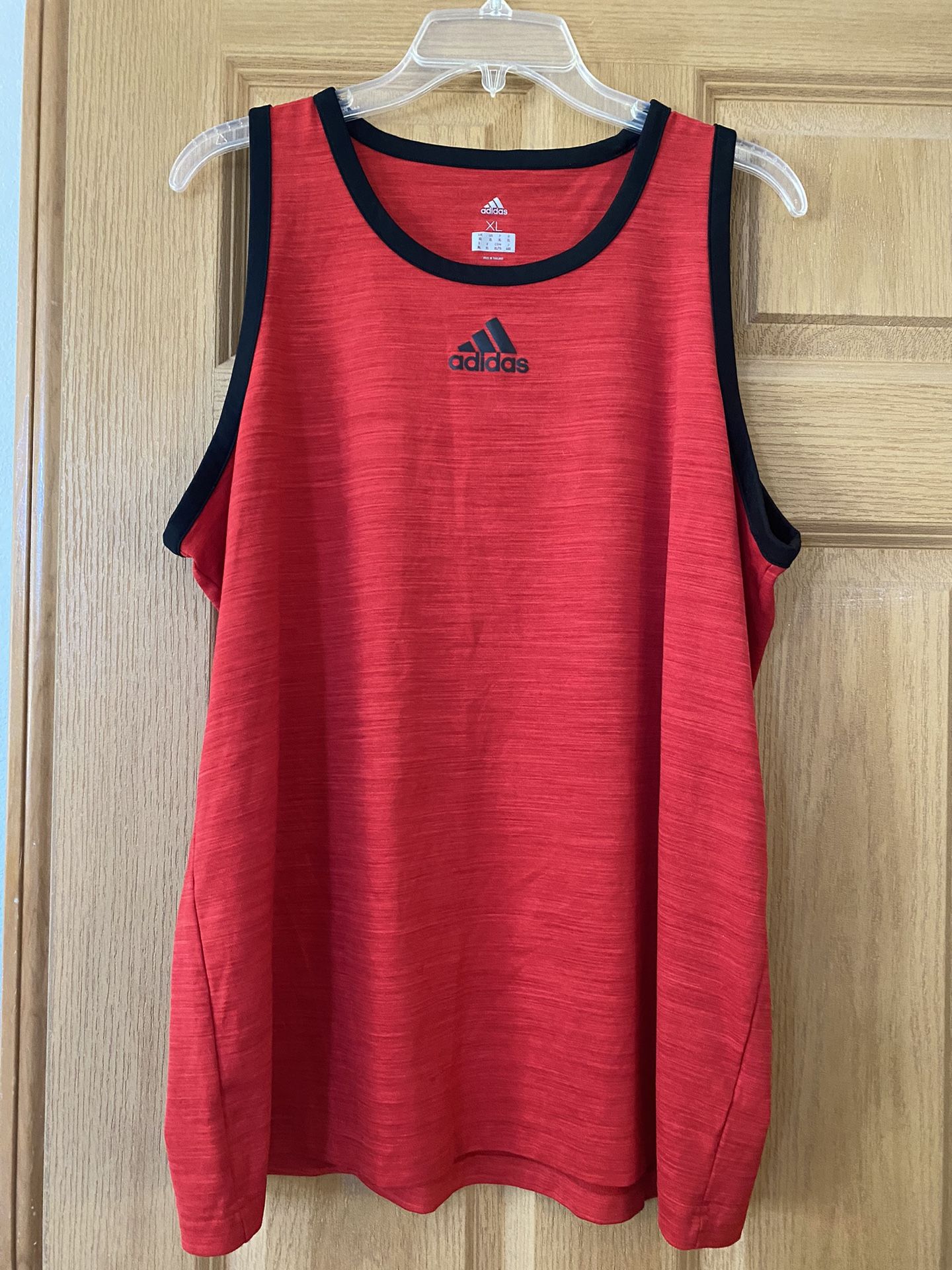 Adidas Men’s Size XL Red Tank Top Shirt