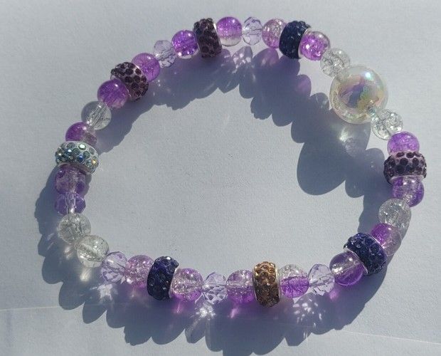 Glass bead bracelets
