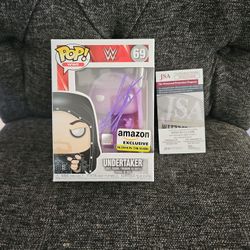 Undertaker Autographed Funko Pop