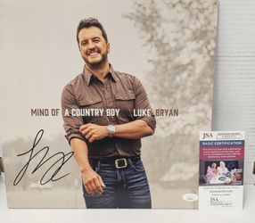 Luke Bryan signed Vinyl Record