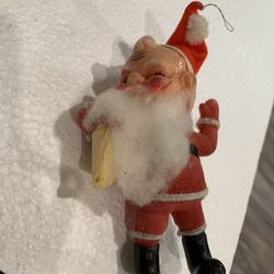 VINTAGE MINI SANTA  FIGURE