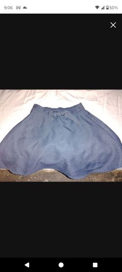 School uniform navy blue skirt size 6x