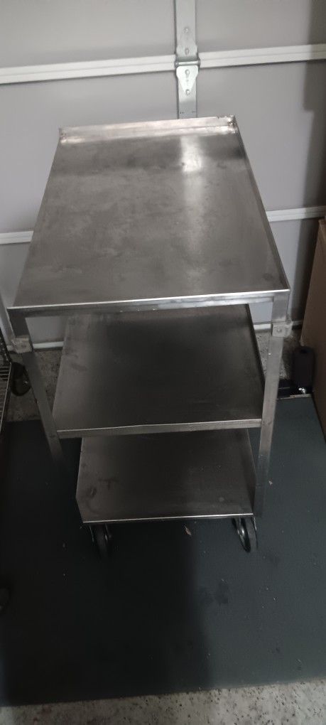 Lakeside 444 Utility Cart, 3 Shelves, 500 lb Capacity