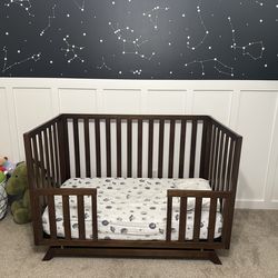 Oak Convertible Crib