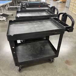 Rubbermaid And Uline Carts 