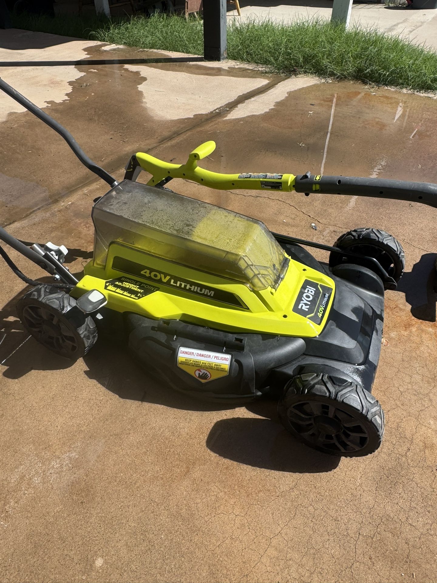 Electric Lawn Mower And Weed Eater