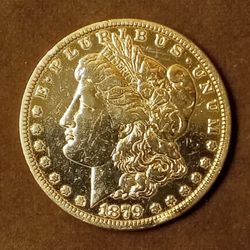 1879  Silver Morgan Dollar Uncirculated