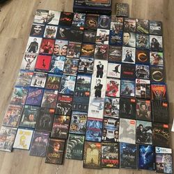 Blue Portable Movie Player With 200+ Movies 