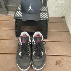 Jordan Retro 4 Black (Golf) 