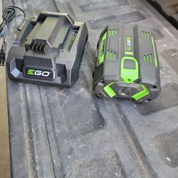 EGO 56-VOLT 4 AH LITHIUM-ION BATTERY AND CHARGER 