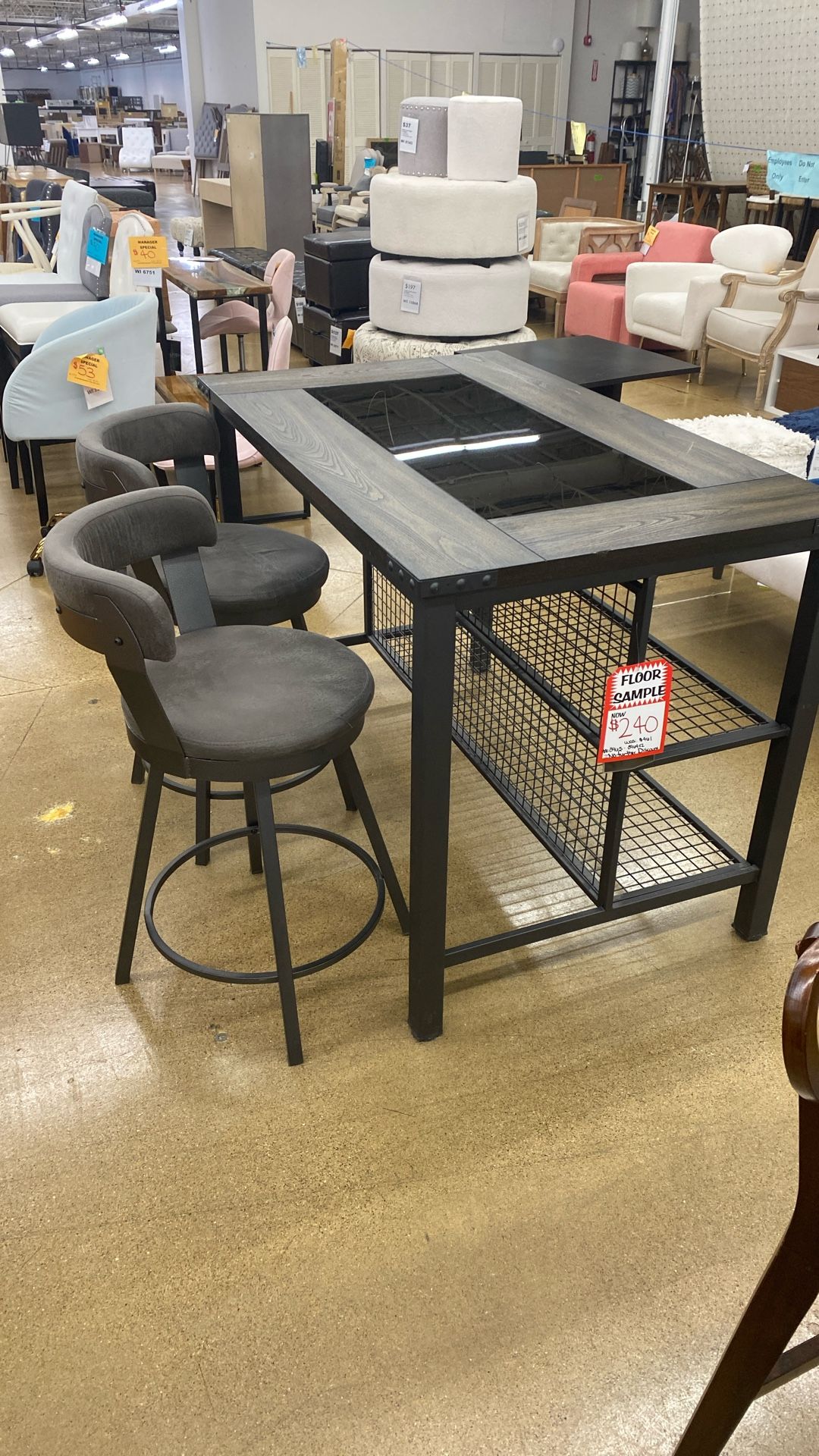 Baxton Studio Pub Set