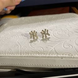 Diamond Yankee Earrings