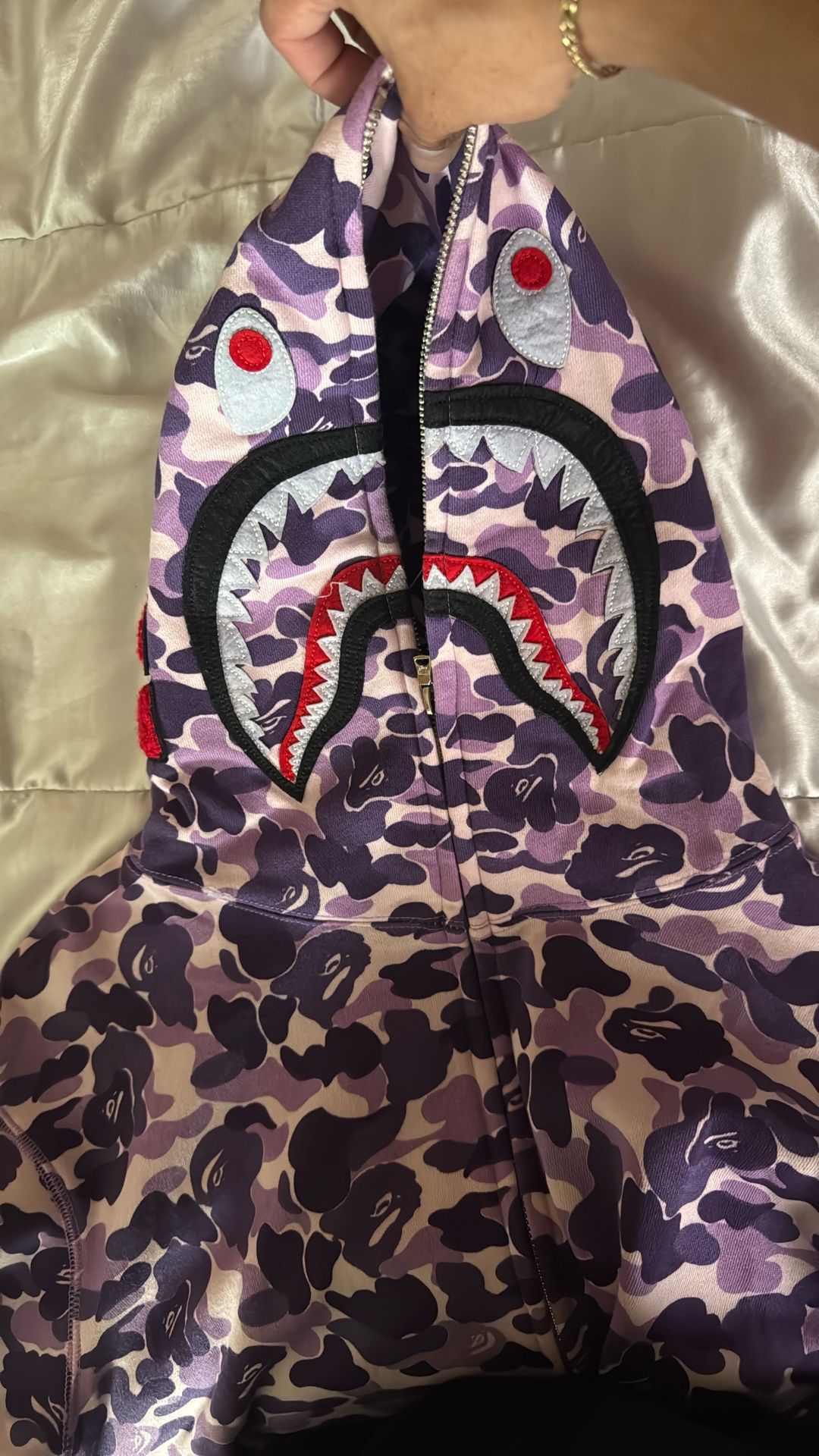 Light Lavender/Purple Bape Hoodie
