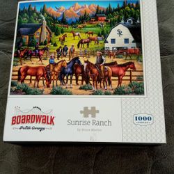 Puzzle Sunrise Ranch (Boardwalk) NWOT