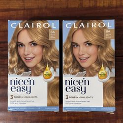 Clairol Nice N’ Easy 3 Tone + Highlights Permanent Natural-Looking Hair Color: #8A MEDIUM ASH BLONDE (2 For $12) 