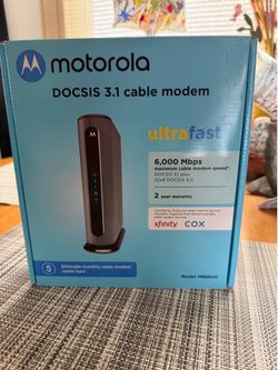Motorola MB8600 DOCSIS 3.1 Cable Modem - Gigabit Speed (Save on Rental Fees)