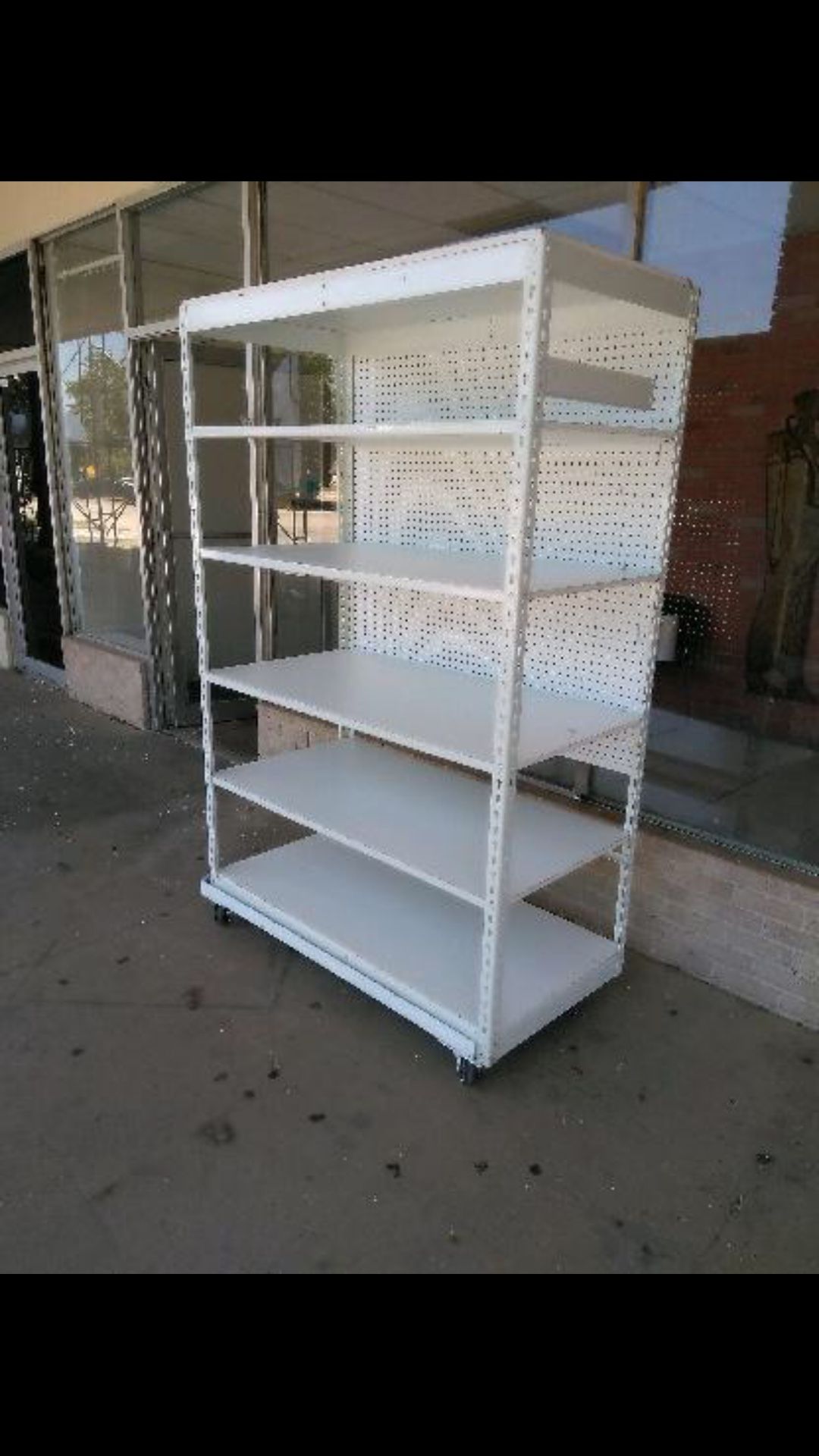 Heavy Duty Metal Shelving on Casters