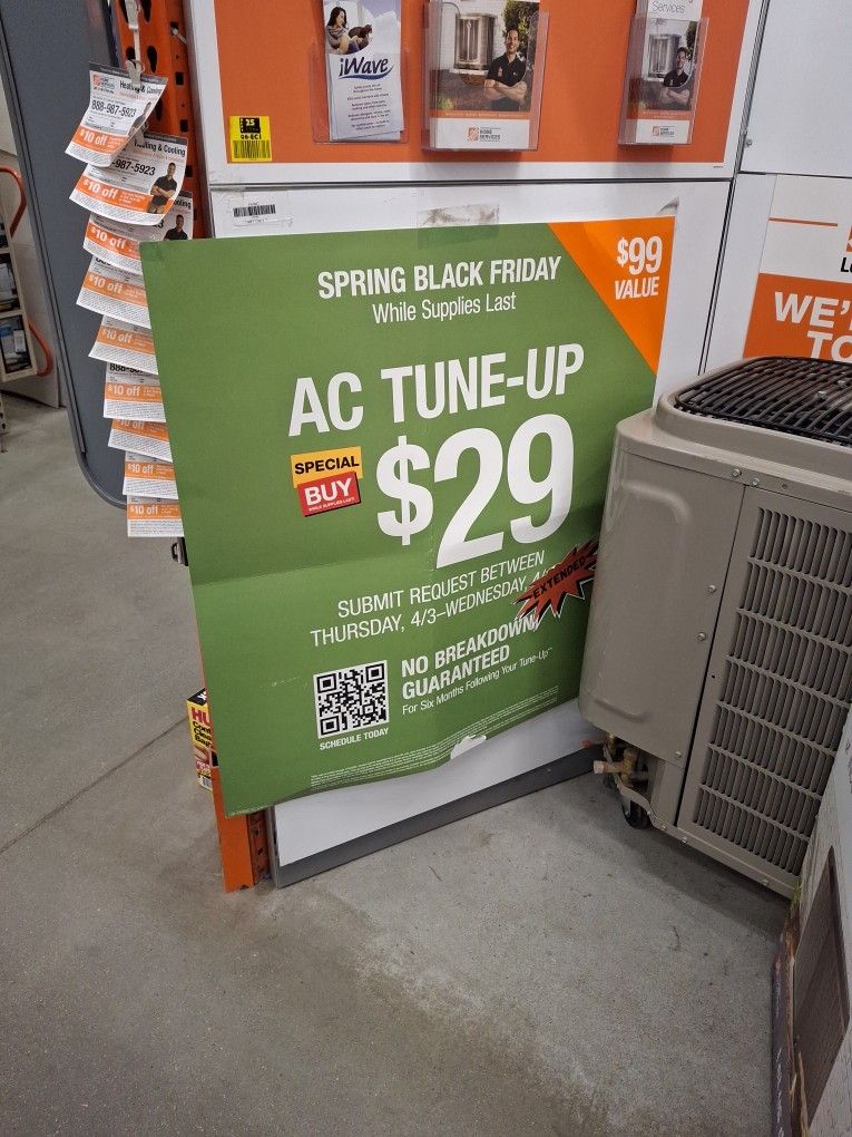 A/C Tune Up through Columbus Worthington Air for $29. LTO. Usually $99. Also Free Est. For Replacements Gtd For 6 Mths 120 Mth Finance