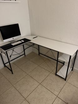 White Gaming/Office Desk