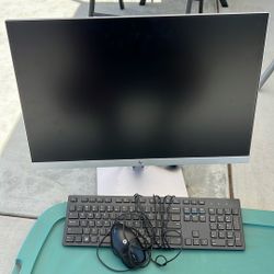 HP Monitor And Keyboard + Mouse
