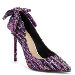 Purple Multi Color Heels 