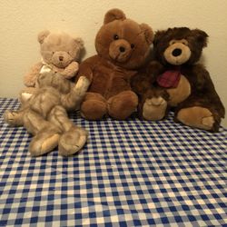 Four Burly  Bears $3. Ea. 