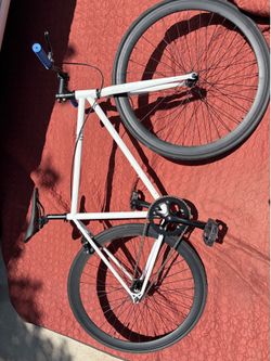 White Golden Cycles Fixie