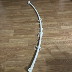 Curved Adjustable Shower Curtain Rod 
