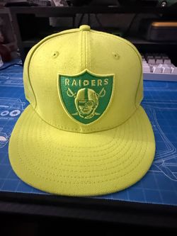 Neon Green Oakland Raiders Hat