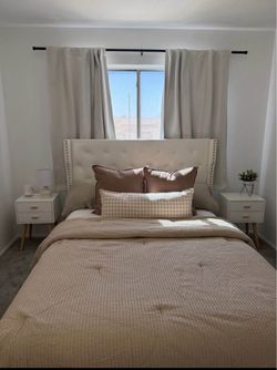 Queen size mattress and bed Frame
