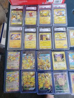 $1000! Firm Big Collection of Pikachu Stuff Shining Pikachu $1000! Not 90% or under. Black label Pikachu i want $1000! Extra. Trade & Cash Welcome