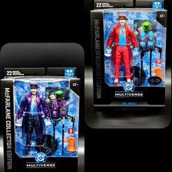 DC Multiverse The Joker Regular and Chase Platinum Combo 
