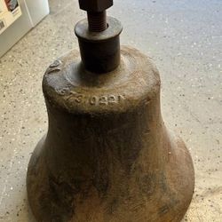 Large Antique Cast Iron Bell
