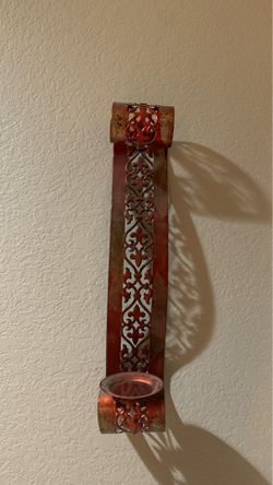 Red wall sconces