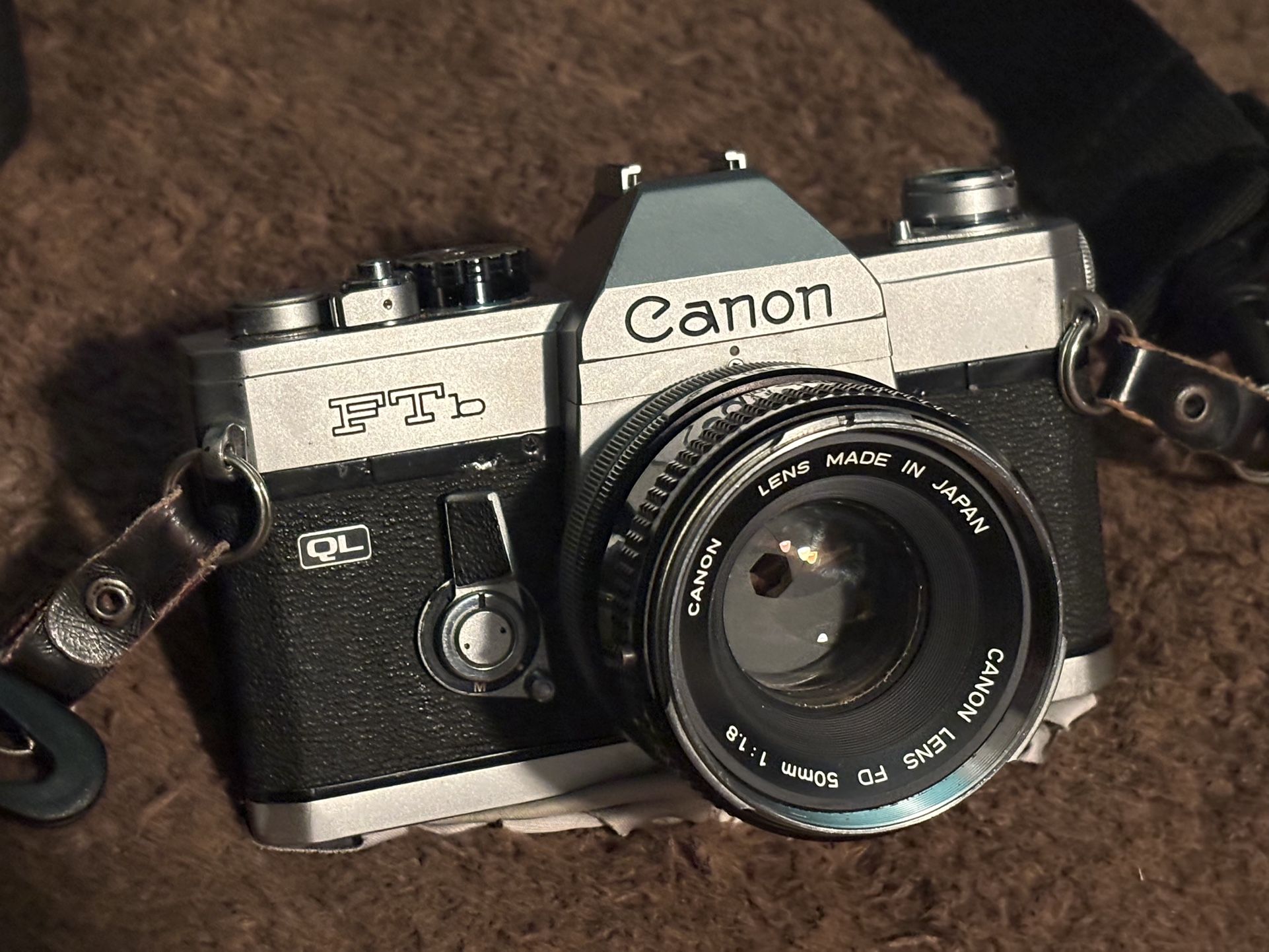 Canon FTb QL 35mm SLR film camera