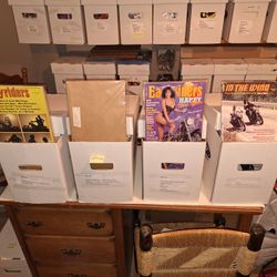 Over 300 Biker Magazines from 1978 through 1994. $300..