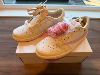 Jordan 1 travis scott shy pink size 5.5