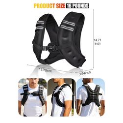16 lb weighted vest