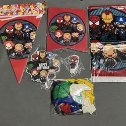 Avengers Birthday Party Supplies 
