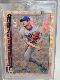 2025 topps series one shohei ohtani sun parallel