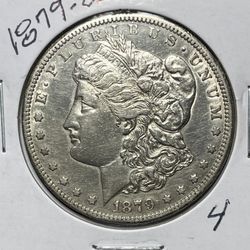 1879-CC MORGAN SILVER DOLLAR