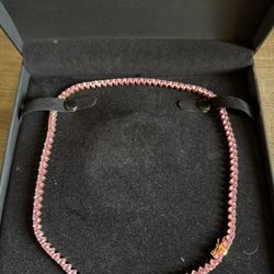 Zales - Heart Shaped Pink Necklace 