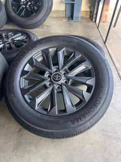 Toyota Rims and Tires 20"