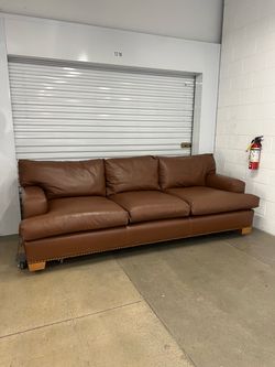 Ralph Lauren leather sofa