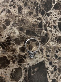 Purple stone ring size 6