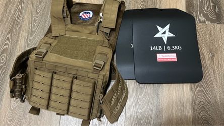 Bolo defense plate carrier tactical vest with weighted plates