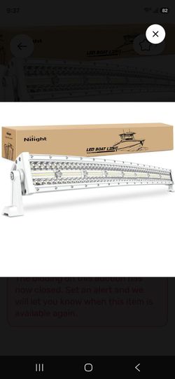 Led boat light bar