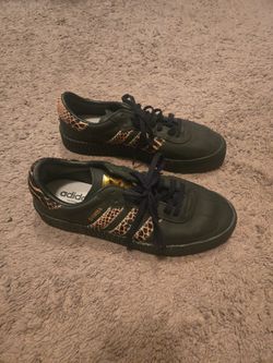 Leopard Adidas Samba Shoes Size 8