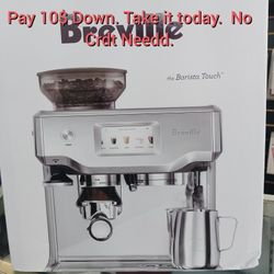 Brevile The Barista Touch New Pay Low Down No Crdt Needed