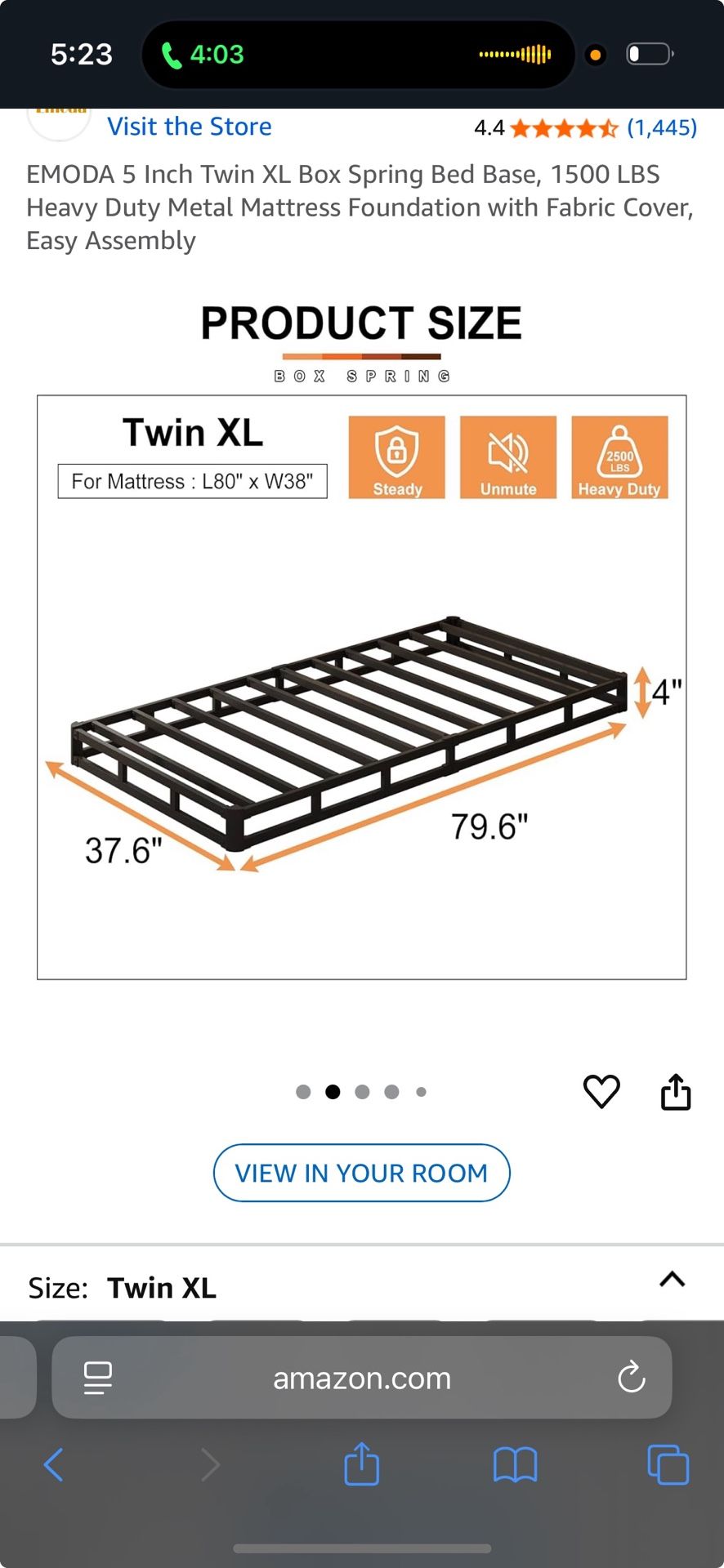 2 Twin Bed Frames With Cover